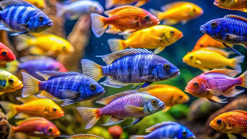 Can African and Blood Parot Cishlids Get Along? | African Cichlids